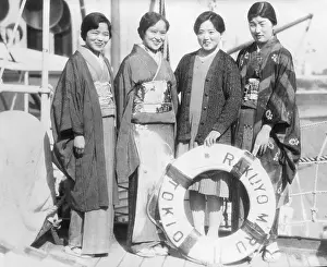 Kimono Prints: Japanese Picture Brides Leaving for Arranged Marriages