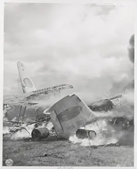 Kyoto Prints: Japanese Planes on Fire