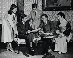 Hirohito Prints: Japanese Royal Family at Home