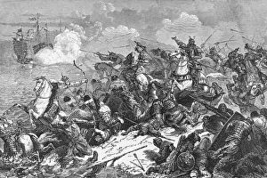 Japanese Soldiers Fighting Mongols