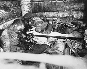 Japanese Soldiers Prepare For Suicide