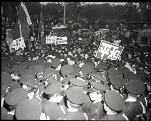 Test Prints: Japanese Students Protest British H-Bomb Test