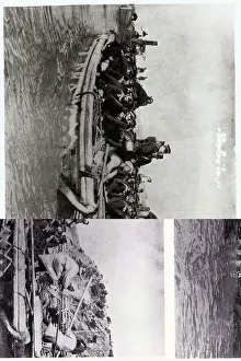 Japanese Troops Being Brought to Shore