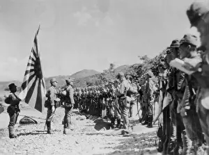 Obedience Prints: Japanese Troops Stand at Attention