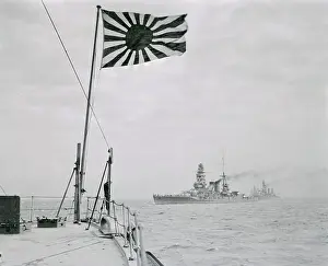 Saigon Prints: Japanese Warships Entering St. Jaques