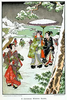 Images Dated 10th August 2011: Japanese Winter Scene
