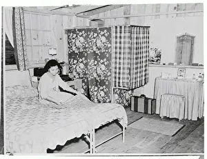 Japanese Woman on Her Bed