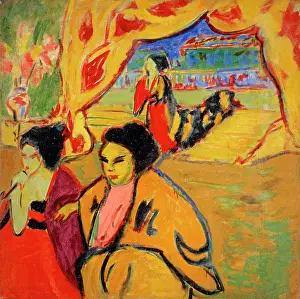 Raw Rhythms: The Electric World of Ernst Ludwig Kirchner: Japanisches Theater [Japanese Theatre]