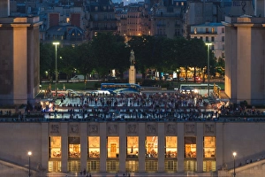 Images Dated 11th June 2014: Jardins du TrocadA ro from Eiffel tower