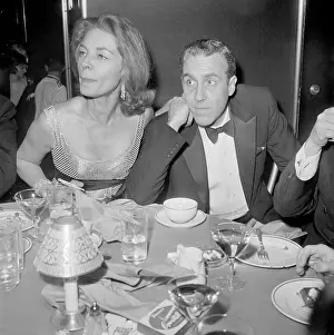Jason Robards Jr. with Wife Lauren Bacall