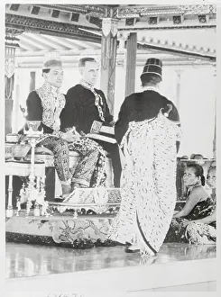 Java Prints: Java Royalty Being Congratulated on Post