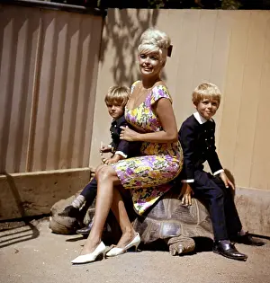 Youth Prints: Jayne Mansfield With Sons