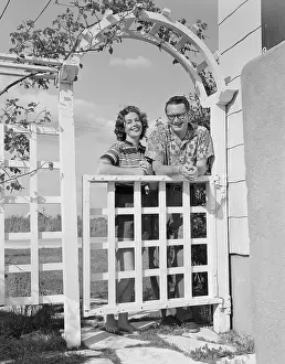 Jayne Meadows and Steve Allen at Home