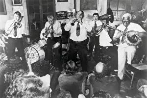 Jazz Band Playing in New Orleans