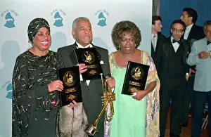 Jazz Grammy Recipients Posing Together at Ceremonies