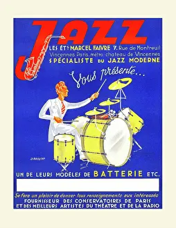 Jazz Prints: Jazz les Et.s Marcel Faivre