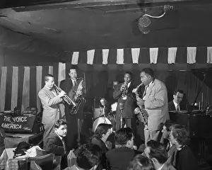 Saxophone Prints: Jazz Musicians Performing At Birdland
