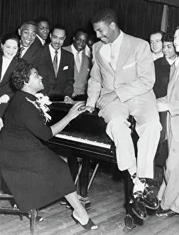 Reveler Prints: Jazz Star Serenading Husband