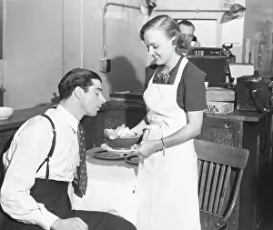 J.Dimaggio Served Food By Dorothy Arnold