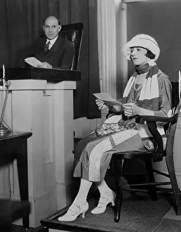 Justice Prints: Jean Acker Testifying in Court