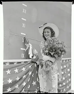 Quincy Prints: Jean Ann Kennedy Smith Christening Ship