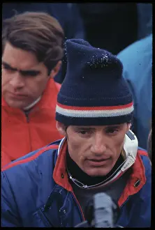 Grenoble Prints: Jean-Claude Killy Being Interviewed