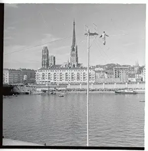 Rouen Prints: Jean Elleano Crossing the Seine