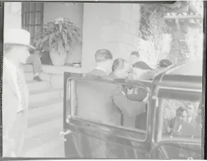 Grief Prints: Jean Harlow Exiting Automobile