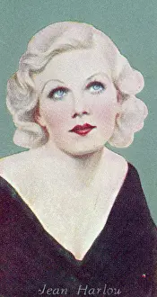 Jean Harlow, Film Favourites series, collectible Godfrey Phillips cigarette card, 1934