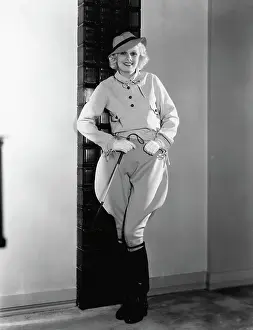 Jean Harlow Modeling Riding Ensemble