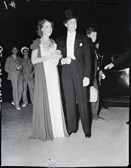 Opening Night Prints: Jeanette MacDonald and Gene Raymond at Movie Premiere