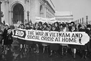 Jeanette Rankin Brigade Protesting Vietnam War