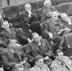 Jeanette Rankin Sitting in The House of Congress
