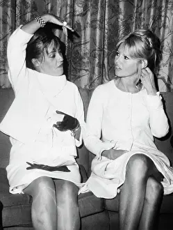 Jeanne Moreau and Brigitte Bardot Talking