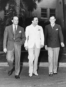 Edgar Hoover Prints: J.Edgar Hoover, Fbi Agent And Ass'T Walk