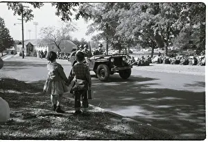 Jeep Prints: Jeep Passing Children