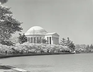 Dome Prints: Jefferson Memorial in Spring at Washington DC