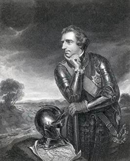 Hand On Chin Prints: Jeffrey, First Lord Amherst, In Armor