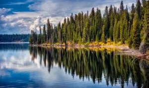 Images Dated 25th September 2012: Jenny Lake reflections, Grand Teton National Park