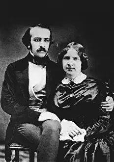 Jenny Lind Prints: Jenny Lind with Husband Otto Goldschmidt