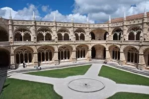 Images Dated 22nd April 2014: JerA┬│nimos Monastery cloisters