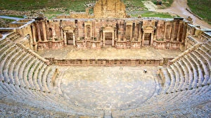 Images Dated 25th January 2016: Jerash Roman AmphiTheatre or South Theatre