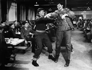 Jeremy Slate Fights Claud Akins in Film