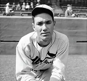 Jerome Dizzy Dean Smiling, In Uniform