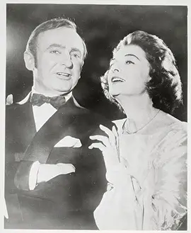 Jerome Kilty and Myrna Loy