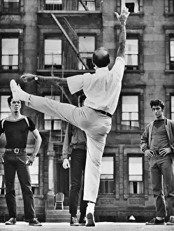 Choreographer Prints: Jerome Robbins Directing West Side Story Dancers