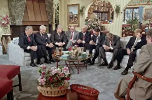 Jerry Falwell Leading Prayer