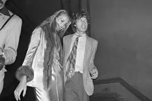 Jerry Hall and Mick Jagger at Studio 54