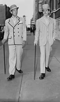 5th Avenue Prints: Jerry Lewis and Dean Martin Marching in a Parade