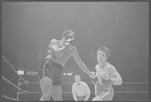 Jerry Quarry and Buster Mathis in Boxing Action
